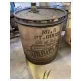 5 gallon oil can.