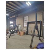 2000 lb Gantry crane adjustable height approx 6FT to 10ft (H). 10ft wide