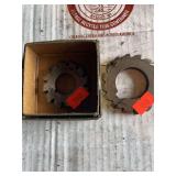 Two milling cutters 2” and 2 1/2”