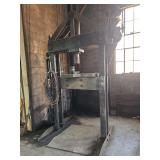 Heavy Duty Hydraulic H-Frame Press – Approx. 100 Ton Capacity