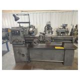 Sheldon 13' Engine Lathe w/ Chuck, Gearbox & Cabinet Base