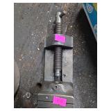 vintage Stanley drill press vise, likely model No. 991A or similar, featuring a cast-iron body