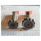 2 Shell End Mills/ Milling Cutters