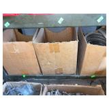 Contents of shelf 3 boxes of mental rings