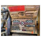 Greenfield Tap & Die Set in Wooden Case – Vintage Machinist Threading Tool Kit