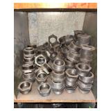 Cubby of galv/black pipe fittings