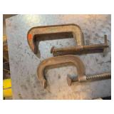 Pair of c clamps