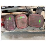Lot of Heavy-Duty Vehicle Tail Lights / Brake Lights – Industrial or Truck Mounted Assemblies
