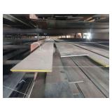 various metal flat bars steel flats misc sizes and lengths