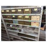 Contents of shelf’s fine threads various size