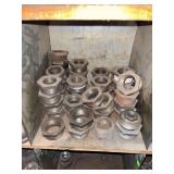 Cubby of galv/black pipe fittings