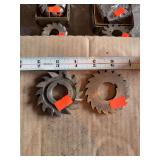 Lot of 2 HSS Side Milling Cutters – Approx. 3” Arbor Mount Machine Shop Tooling