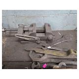 industrial saw blades and related hardware for machinery and wrenches and other tools.