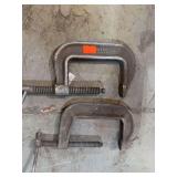 Set of 2 C clamps