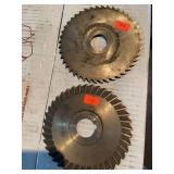 Side milling cutters. 5x1/16x1 and 5x1/8.