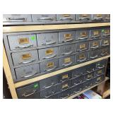 Contents of shelf machine screws various sizes