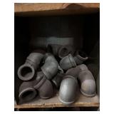 Cubby of galv/black pipe fittings