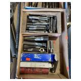 Box of assorted thread taps.