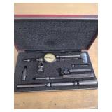 lot contains a Starrett 'Last Word' Dial Test Indicator set, a precision measuring tool commonly used in machining and metalworking for inspection, layout, and alignment tasks.