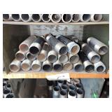 Cubby of galv/black pipe fittings