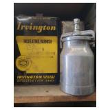 lot contains 3 gallon cans of insulating varnish and a aluminum paint holder for air sprayer