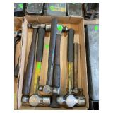 Box of 6 ball peen hammers