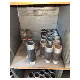 Cubby of galv/black pipe fittings
