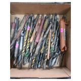 1 lot containing various sized tapper shank drill bits