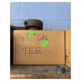 1/8 galv tee black pipe fitting