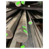 One piece of solid round steel approximately 2 1/2” x11”