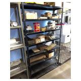 Large black metal shelving unit (shelf only) roughly 72x36