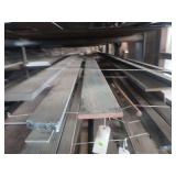 various metal flat bars steel flats misc sizes and lengths