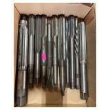Box of assorted reaming bits