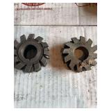 Two concave milling cutters 2”
