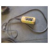 a Telemecanique (now part of Schneider Electric) Harmony XAC series pendant control station, typically used for industrial applications like controlling hoist motors.