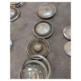 Large Lot of Vintage Hubcaps & Trim Rings – Ford, Buick, Chevrolet & Mixed OEM Wheel Covers