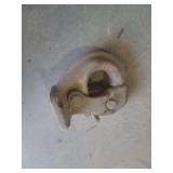 lot containing 1 pintle hook, a type of heavy-duty towing hitch .