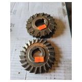 3- Side Milling Cutter: 2: 4×5/16×1-1/4 and 4×3/8×1