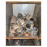 Cubby of galv/black pipe fittings