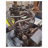 semi-automatic oxy-acetylene or oxy-fuel cutting machine, also known as a flame cutting or gas cutting machine. Used to cut in a straight line