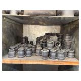 Cubby of galv/black pipe fittings