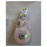 Lebus snatch block, which is a type of heavy-duty pulley