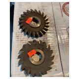 2 side milling cutters 4”.