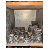 Cubby of galv/black pipe fittings