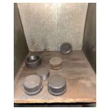 Cubby of galv/black pipe fittings