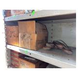 Contents of shelves various sizes flat washers