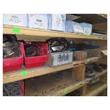 Shelf contents tapping acres bushings hose clamps and pulley parts