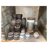 Cubby of galv/black pipe fittings