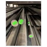 One piece of solid round steel approximately 3/4”x20’