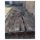 lot containing 1 flatbed deck for a truck